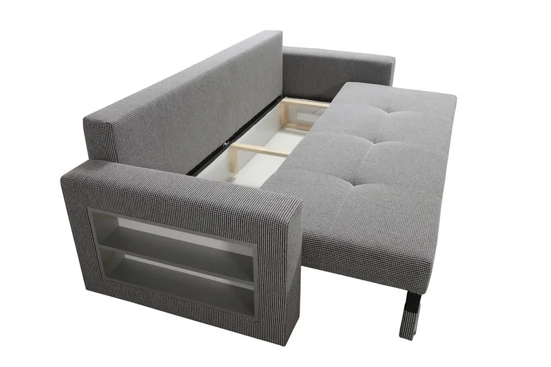 Nemo Bäddsoffa 236x92x88 cm - Brun/Grå - Möbler - Vardagsrum - Bäddsoffor