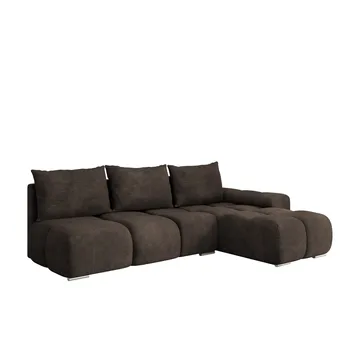 Nessa 4-sits Bäddsoffa divan höger med förvaring