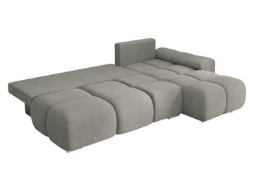 Nessa 4-sits Bäddsoffa divan vänster med förvaring - grå - Möbler - Vardagsrum - Bäddsoffor