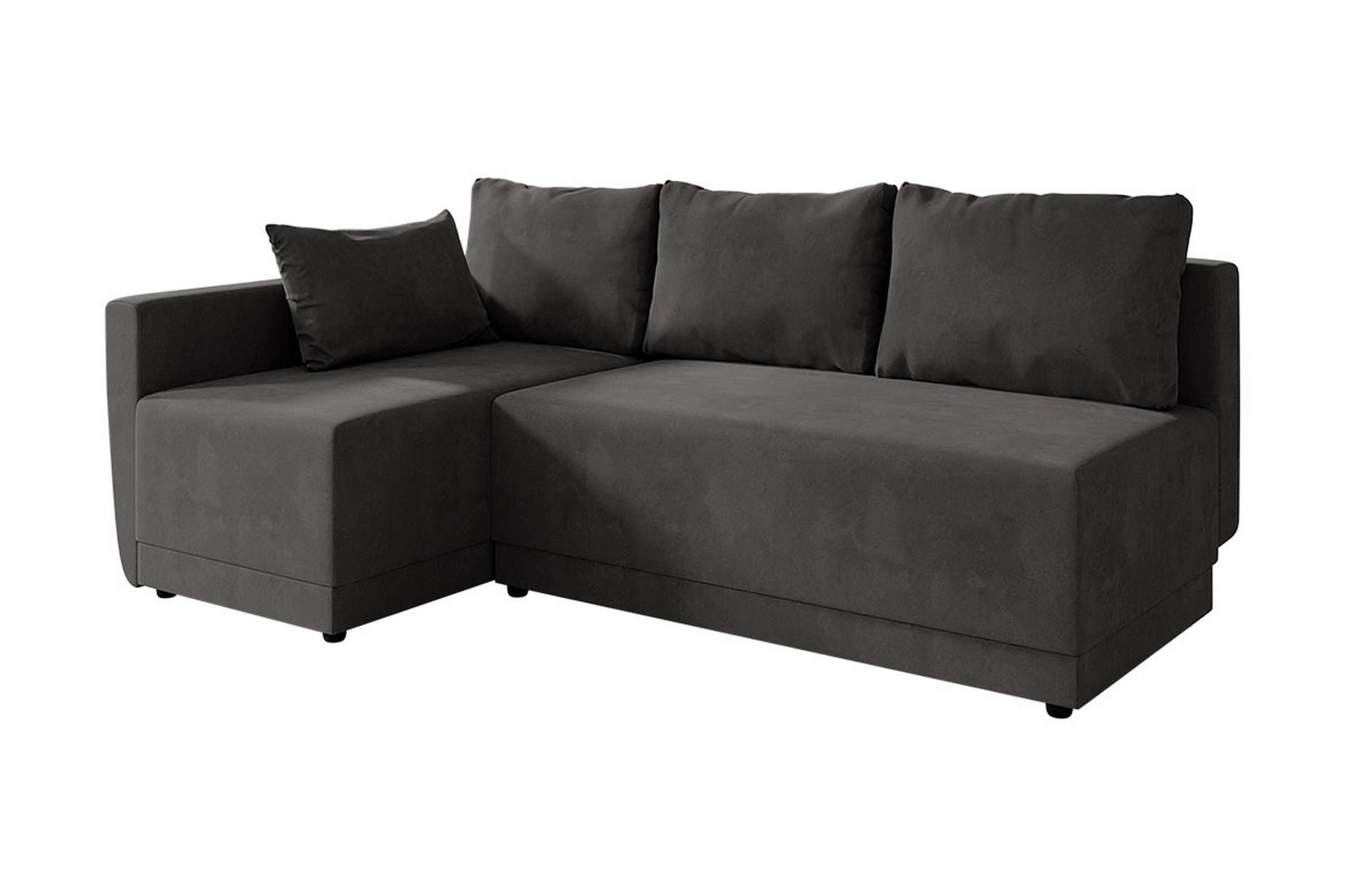 nestor hörnsoffa vänster grå - grå