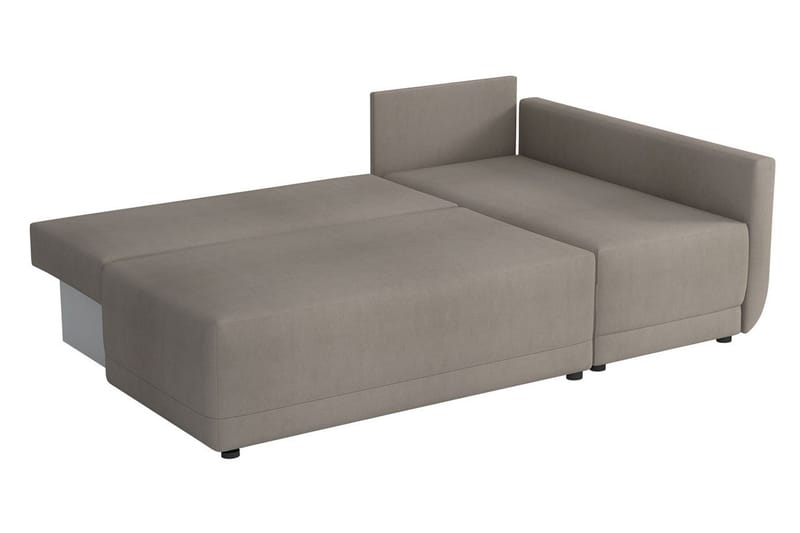 Nestor Hörnsoffa Vänster LED-belysning - Grå - Möbler - Vardagsrum - Bäddsoffor