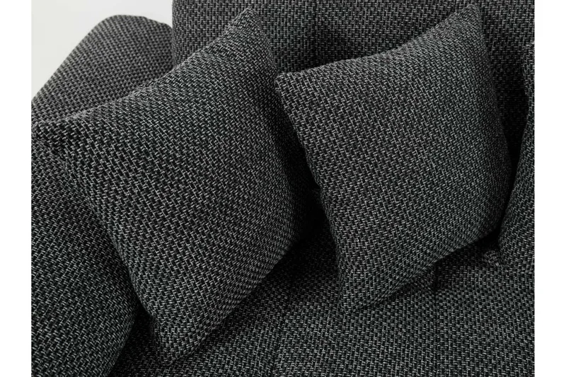 Niko U-Bäddsoffa 350x205x76 cm Divan Höger - Grå - Möbler - Vardagsrum - Bäddsoffor - U bäddsoffa