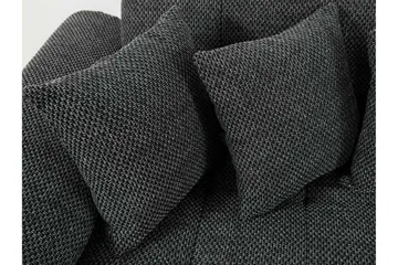 Niko U-Bäddsoffa 350x205x76 cm Divan Vänster - Grå - Möbler - Vardagsrum - Bäddsoffor - U bäddsoffa