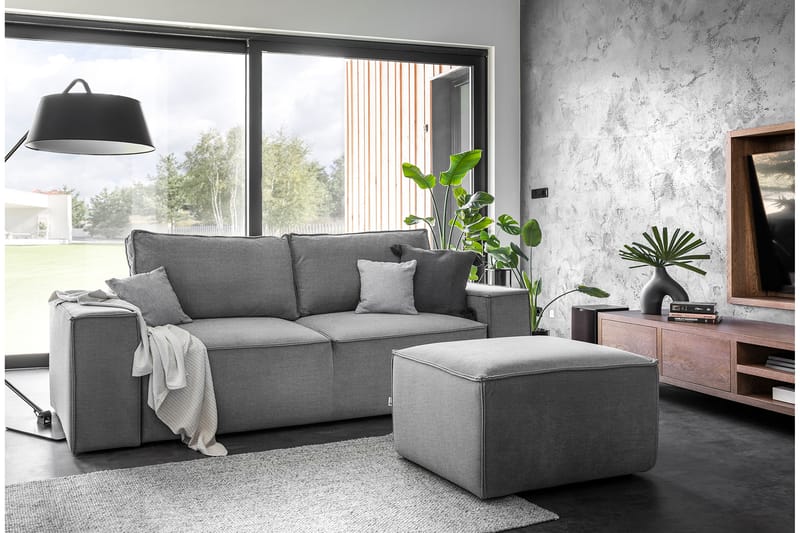 Nirala Bäddsoffa 3-sits med Förvaring Grå - Möbler - Vardagsrum - Bäddsoffor