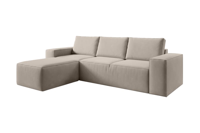 Nirala Bäddsoffa m. Divan med Förvaring Beige - Möbler - Vardagsrum - Bäddsoffor