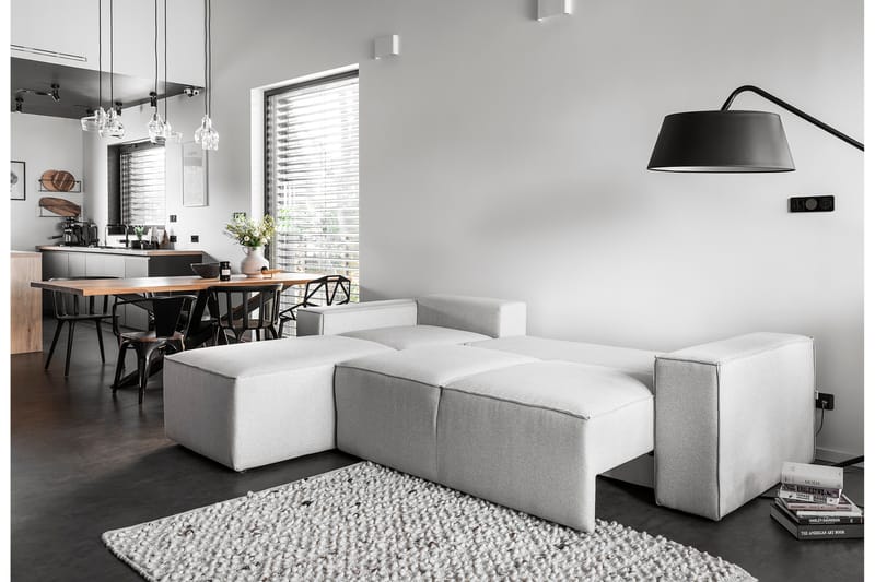 Nirala Bäddsoffa m. Divan med Förvaring Beige - Möbler - Vardagsrum - Bäddsoffor