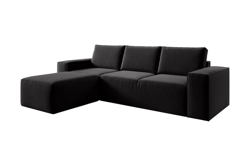 Nirala Bäddsoffa m. Divan med Förvaring Svart - Möbler - Vardagsrum - Bäddsoffor