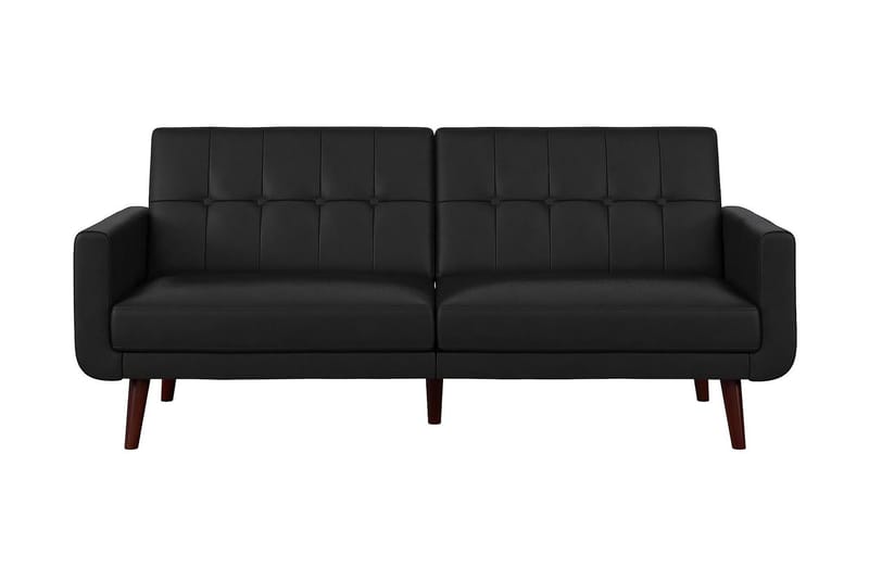 NOLA 2-sits Bäddsoffa Konstläder/Svart - Dorel Home - Möbler - Vardagsrum - Bäddsoffor