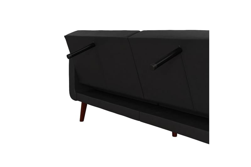 NOLA 2-sits Bäddsoffa Konstläder/Svart - Dorel Home - Möbler - Vardagsrum - Bäddsoffor