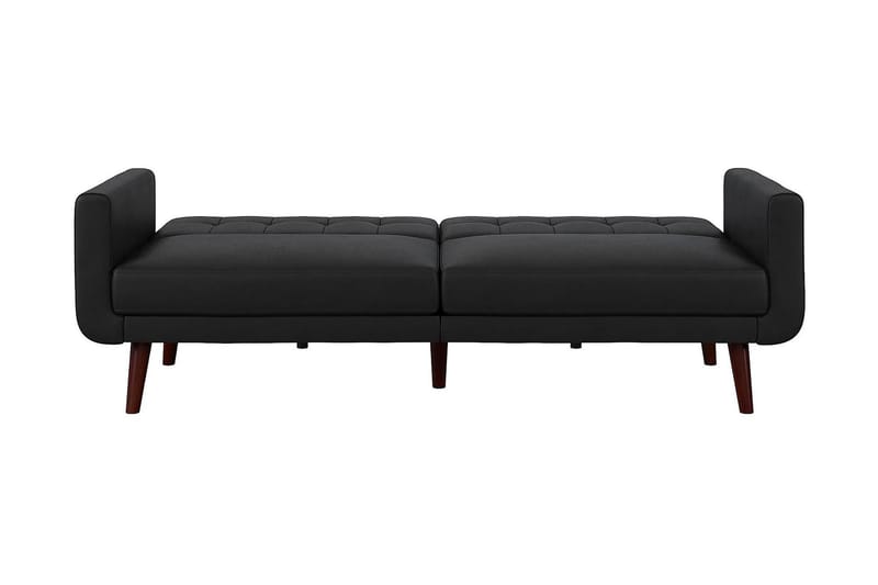 NOLA 2-sits Bäddsoffa Konstläder/Svart - Dorel Home - Möbler - Vardagsrum - Bäddsoffor