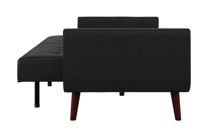 NOLA 2-sits Bäddsoffa Konstläder/Svart - Dorel Home - Möbler - Vardagsrum - Bäddsoffor