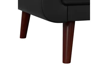 Nola 3-sits Bäddsoffa Konstläder/Svart - Dorel Home - Möbler - Vardagsrum - Bäddsoffor