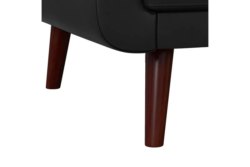 Nola 3-sits Bäddsoffa Konstläder/Svart - Dorel Home - Möbler - Vardagsrum - Bäddsoffor