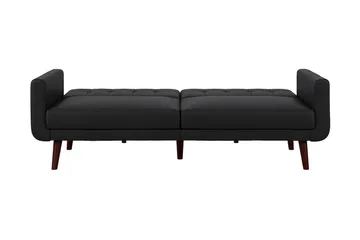 Nola 3-sits Bäddsoffa Konstläder/Svart - Dorel Home - Möbler - Vardagsrum - Bäddsoffor