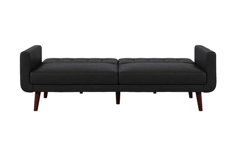 Nola 3-sits Bäddsoffa Konstläder/Svart - Dorel Home - Möbler - Vardagsrum - Bäddsoffor
