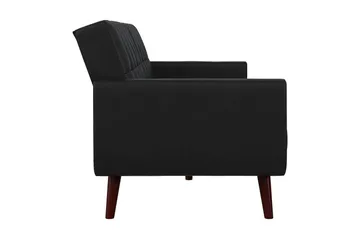 Nola 3-sits Bäddsoffa Konstläder/Svart - Dorel Home - Möbler - Vardagsrum - Bäddsoffor