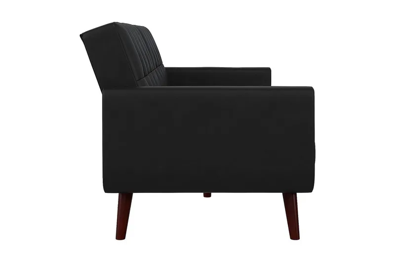 Nola 3-sits Bäddsoffa Konstläder/Svart - Dorel Home - Möbler - Vardagsrum - Bäddsoffor