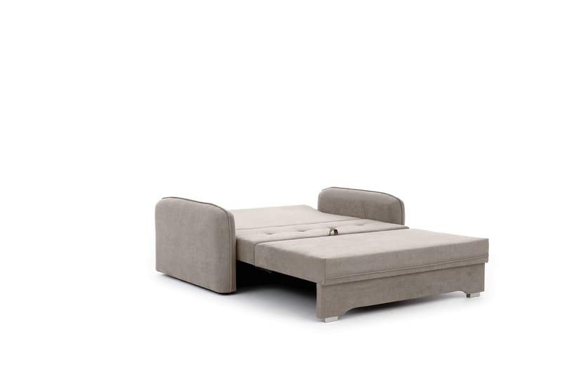 Nomely Bäddsoffa med Förvaring 2-sits Beige - Bäddsoffor - 2-sits bäddsoffa