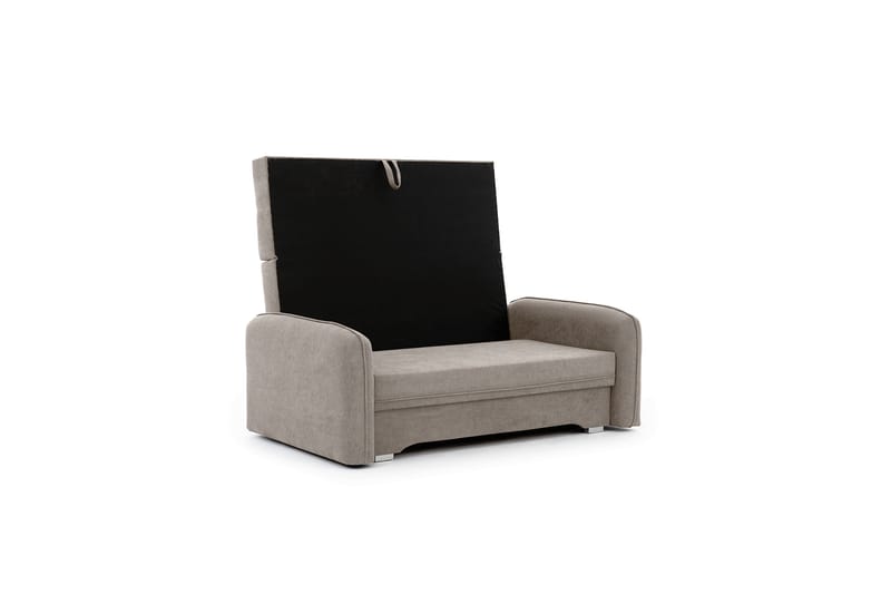 Nomely Bäddsoffa med Förvaring 2-sits Beige - Bäddsoffor - 2-sits bäddsoffa