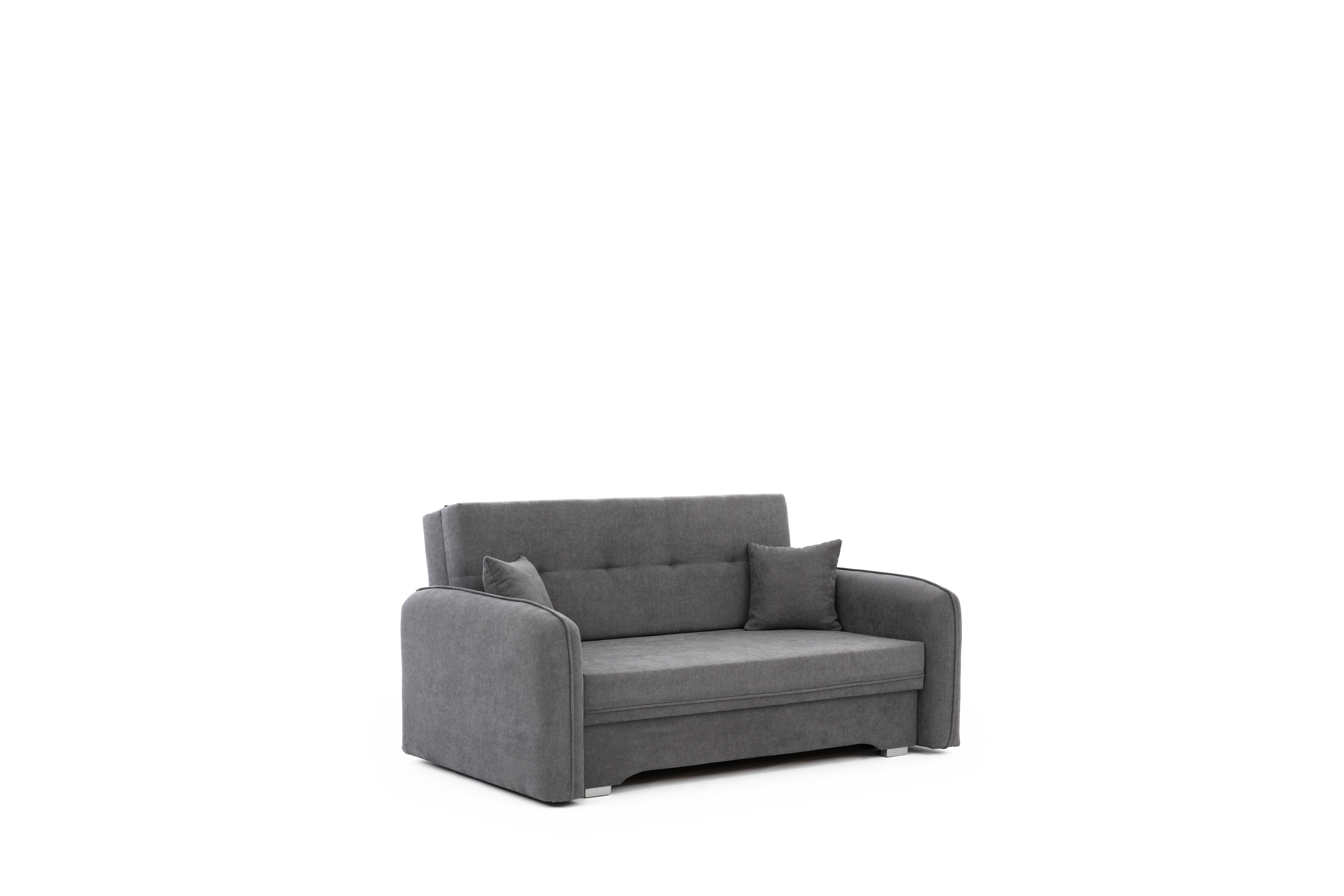 nomely bäddsoffa med förvaring 2-sits grå -