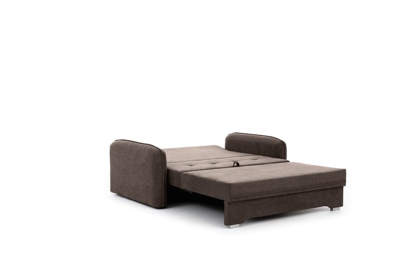 Nomely Bäddsoffa med Förvaring 2-sits Mörkbrun - Möbler - Vardagsrum - Bäddsoffor
