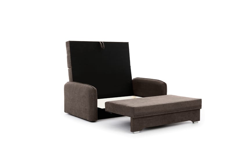 Nomely Bäddsoffa med Förvaring 2-sits Mörkbrun - Möbler - Vardagsrum - Bäddsoffor