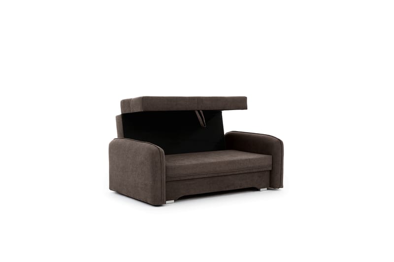 Nomely Bäddsoffa med Förvaring 2-sits Mörkbrun - Möbler - Vardagsrum - Bäddsoffor