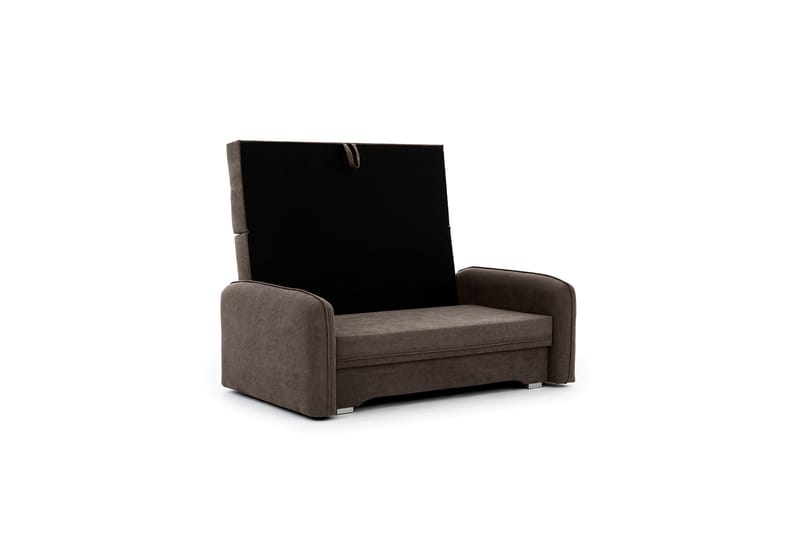 Nomely Bäddsoffa med Förvaring 2-sits Mörkbrun - Möbler - Vardagsrum - Bäddsoffor