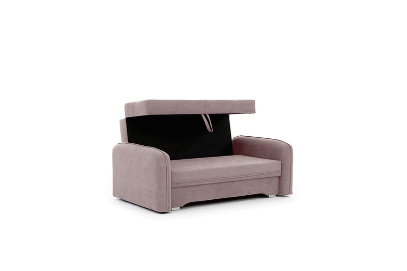 Nomely Bäddsoffa med Förvaring 2-sits Rosa - Möbler - Vardagsrum - Bäddsoffor