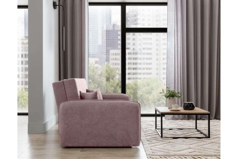 Nomely Bäddsoffa med Förvaring 2-sits Rosa - Möbler - Vardagsrum - Bäddsoffor