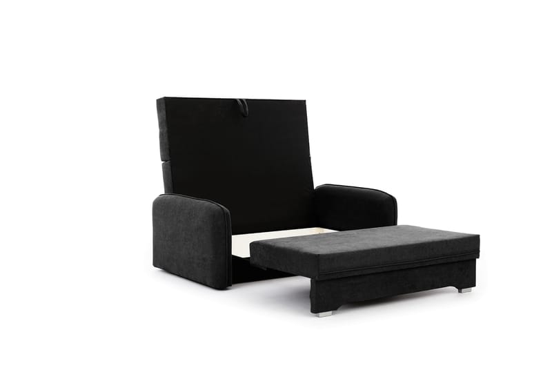 Nomely Bäddsoffa med Förvaring 2-sits Svart - Möbler - Vardagsrum - Bäddsoffor