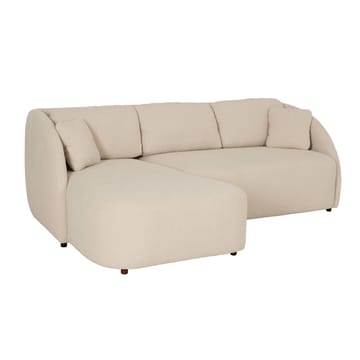 Norrby 3-sits Vänstervänd Längsbäddad Bäddsoffa 142.5x224 cm i Tyg - Beige - Möbler - Vardagsrum - Bäddsoffor