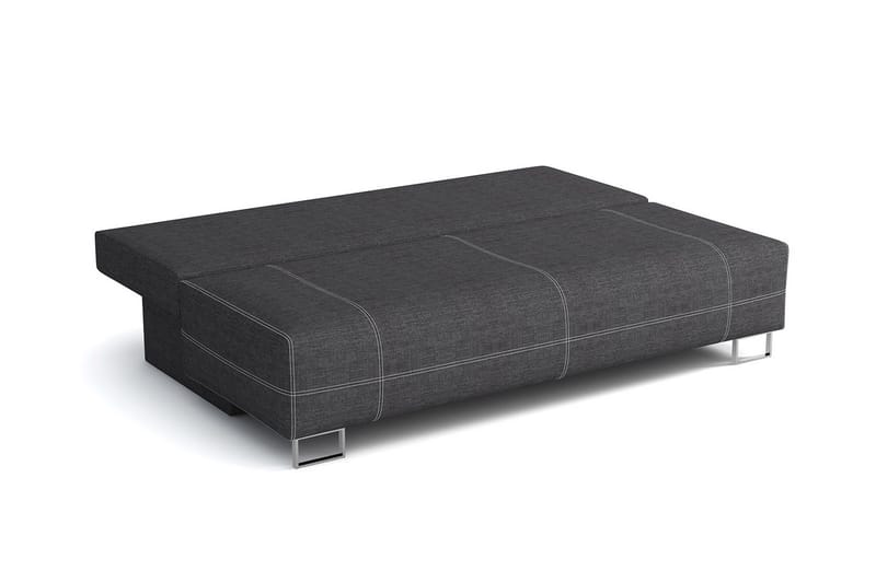 Optima Bäddsoffa 200x90x90 cm - Svart/Grå - Möbler - Vardagsrum - Bäddsoffor - 4-sits bäddsoffa