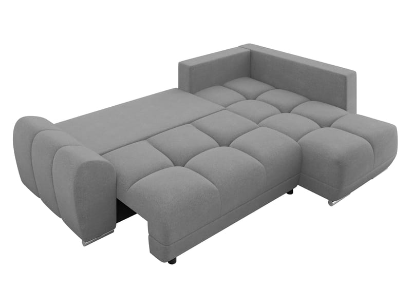 Ostra 4-sits Bäddsoffa divan med vänster förvaring - grå - Möbler - Vardagsrum - Bäddsoffor