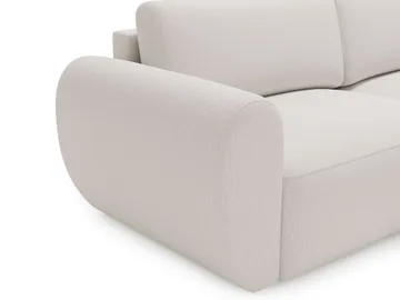 Osvar 3-sits Bäddsoffa med Divan Höger och Förvaring - Vit - Möbler - Vardagsrum - Bäddsoffor - Hörnbäddsoffa