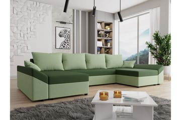 Ovadia 5-sits Bäddsoffa - Grön - Möbler - Vardagsrum - Bäddsoffor - U bäddsoffa