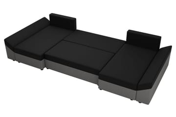 Ovadia 5-sits Bäddsoffa - Svart/Röd - Möbler - Vardagsrum - Bäddsoffor