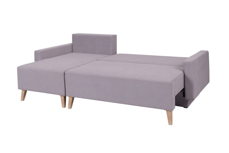 OVIEDO Divanbäddsoffa 225x140x88 cm - Brun - Bäddsoffor - Bäddsoffa divan