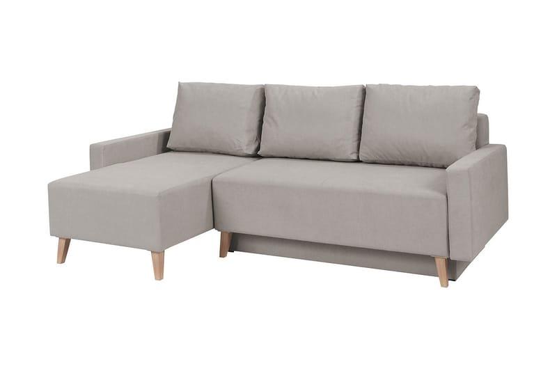 OVIEDO Divanbäddsoffa 225x140x88 cm - lila/grå - Möbler - Vardagsrum - Bäddsoffor