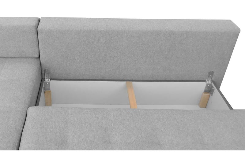 PAGLIA 4-sits Bäddsoffa Vänster - Grå - Möbler - Vardagsrum - Bäddsoffor