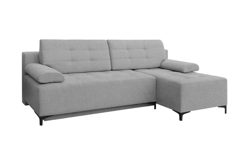 PAGLIA 4-sits Bäddsoffa Vänster - Grå - Möbler - Vardagsrum - Bäddsoffor