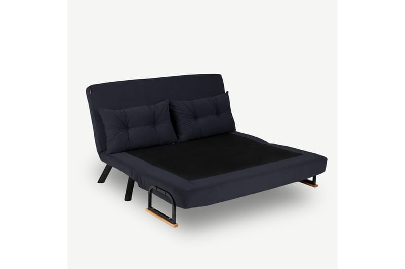 Palmerston Bäddsoffa 2-sits 175x133 cm Svart - Bäddsoffor - 2-sits bäddsoffa