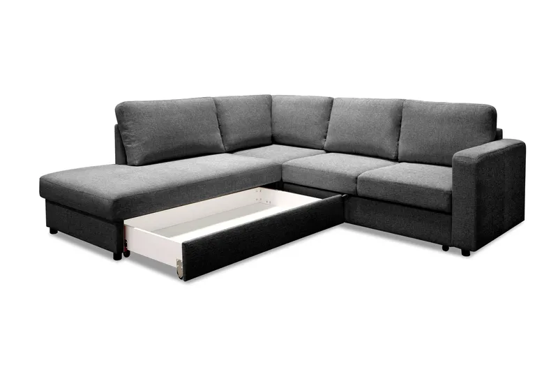 Paris Bäddsoffa 4-sits Vänster - Grå - Möbler - Vardagsrum - Bäddsoffor