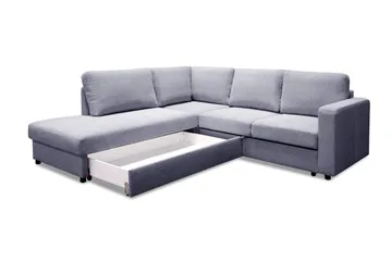 Paris Bäddsoffa 4-sits Vänster - Ljusgrå - Möbler - Vardagsrum - Bäddsoffor