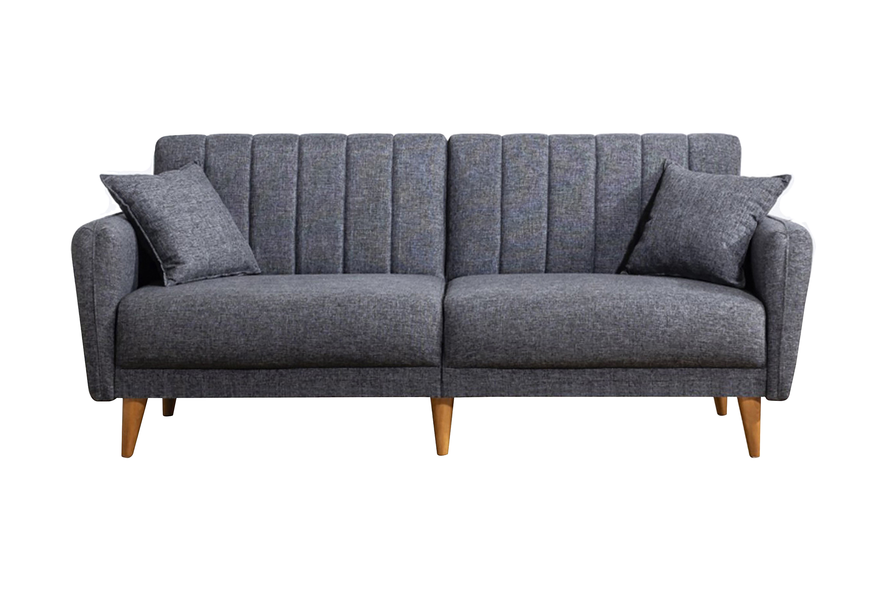 particia bäddsoffa 3-sits mörkgrå -