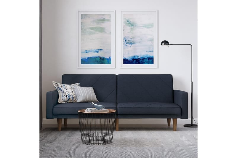 PAXSON Bäddsoffa Marinblå - Dorel Home - Möbler - Vardagsrum - Bäddsoffor