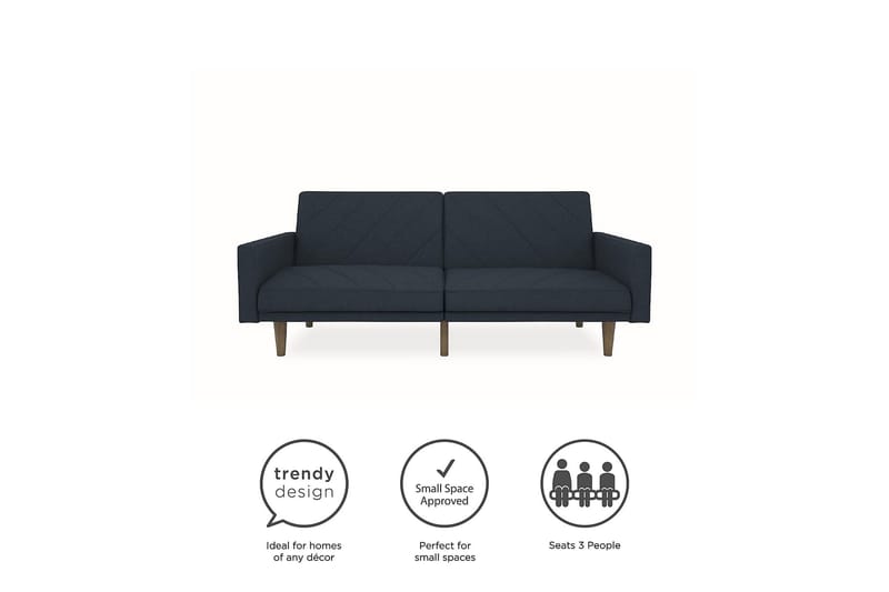 PAXSON Bäddsoffa Marinblå - Dorel Home - Möbler - Vardagsrum - Bäddsoffor