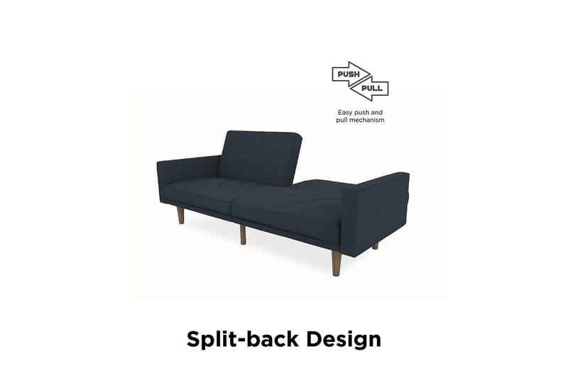 PAXSON Bäddsoffa Marinblå - Dorel Home - Möbler - Vardagsrum - Bäddsoffor