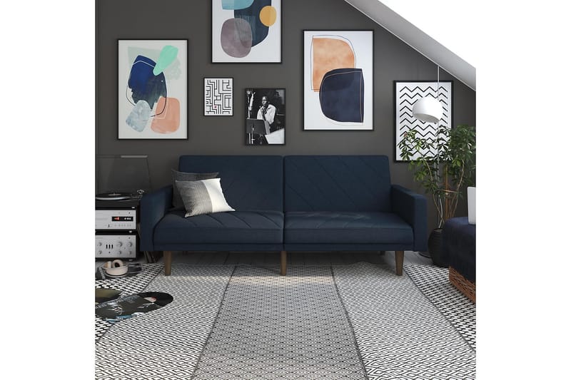 PAXSON Bäddsoffa Marinblå - Dorel Home - Möbler - Vardagsrum - Bäddsoffor