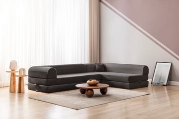 Pento 4-sits Hörnbäddsoffa - Antracit - Möbler - Vardagsrum - Bäddsoffor